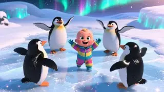 Penguin Dance Song 🐧🎶 | Fun Animal & Movement Song for Kids | Playful Learning Rhyme
