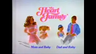 Heart Family from Mattel ad pair from 1986