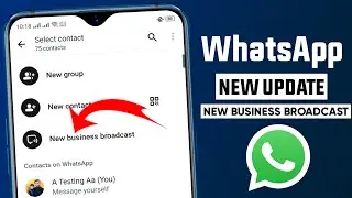 WhatsApp new business broadcast option || WhatsApp new updates 2025