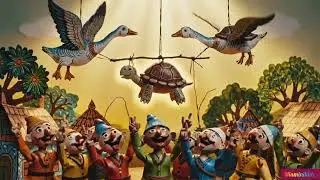 The Tortoise and The Geese &ndash; Puppet Story for Kids | 