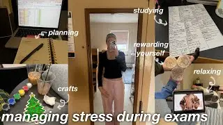how i manage stress during exam week as a first-year nursing student 📝 finals vlog + tips for stress