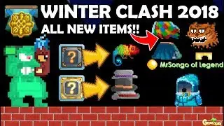 WINTER CLASH ITEMS + IOTM + NEW LEGENDARY!! OMG!! | GrowTopia