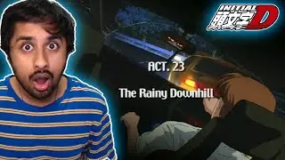 TAKUMI DESTROYED HIM! INITIAL D First Stage Episode 23 The Rainy Downhill REACTION