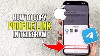 How to Copy Profile Link in Telegram iPhone - 2026