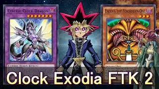 [Yu-Gi-Oh! Duel Links] Cyberse Clock Dragon Exodia FTK (Junk Collector ver.)