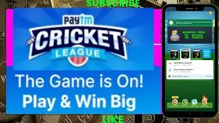 Paytm Cricket League offer | Paytm New Cricket League offer | #paytmcricketleague #paytmoffertoday