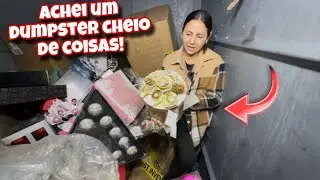 Lixo das lojas! Achei um dumpster cheio de coisas novas!