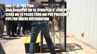 Bucket Drop Test - HDPE Pipe
