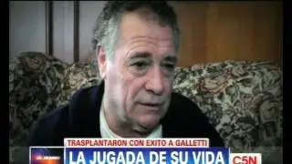 C5N - FÚTBOL: TRANSPLANTARON CON ÉXITO A LUCIANO GALLETTI
