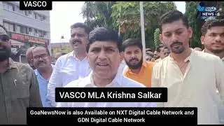 BJP'S 42nd Foundation Day Celebration at Vasco. Leaders hoisted Party flag at different location
