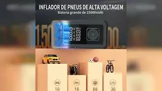 Review: Calibrador Compressor Pneu Bomba De Ar E Auxiliar De Partida
