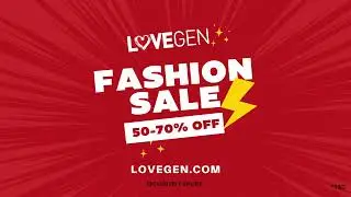 The Flash Fashion Sale  on lovegen.com. Get Flat 50-70% off on your favorite lovegen products.