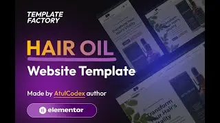 Natural Hair Oil Website Template: Create a Professional E-commerce Store (WooCommerce)