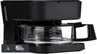 Amazon Basics 5 Cup Drip Coffee Maker with Glass Coffee Pot (0.8