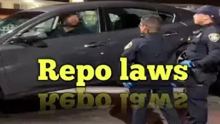 Law enforcement officers deal with debtor | Repo Tow truck laws