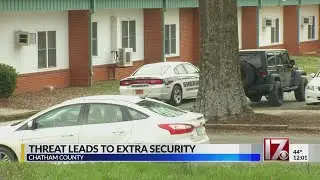 Chatham Central High School threat leads to increased security