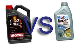 Motul 8100 X-Clean+ 5w30 vs Mobil Super 3000 xe 5W30 test