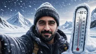 Surviving 24 Hours in Minus Temperature #hashamkz