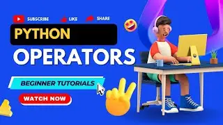 python for beginners , Operators in python #python