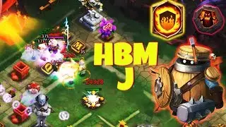 Marauder 8 FlameGuard | Can he solo HBM J ? | CASTLE CLASH