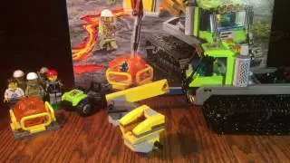 Lego city volcanco crawler set 60122 bulid and review