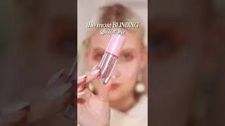 This is the most GLITTERY lipgloss✨ #makeup #lipgloss