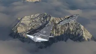 Harrower Dreadnought VS MC80A Home One - Star Wars Empire At War Remake