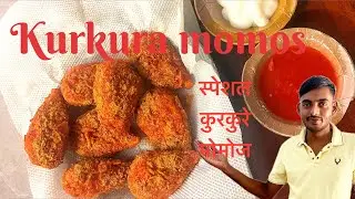 Best street food challenge Kurkura momos street food Delhi #fastfood #kurkuramomos