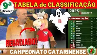 9ª RODADA CAMPEONATO CATARINENSE 2023 | TABELA DE CLASSIFICAÇÃO ATUALIZADA!