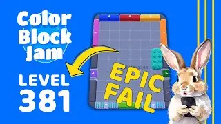 Color Block Jam Level 381 Epic Fail 🤡