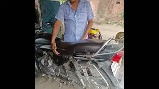 how to open hero splendor seat #trending #viral #bike