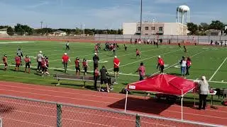 Kolby with the QB run, couple of jukes Lol