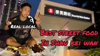 Hong Kong Guy Introduce local street food In Shau Kei Wan