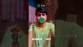 I Tried *Watermelon🍉 Shoot 🔫* Filter Challenge 🤭🤭 #shorts #games #filter
