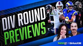 Divisional Round Game Previews, Predictions, and Fantasy Player Projections!