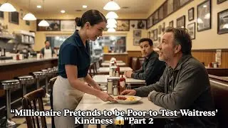 Millionaire Pretends to be Poor to Test Waitress&rsquo; Kindness 😱