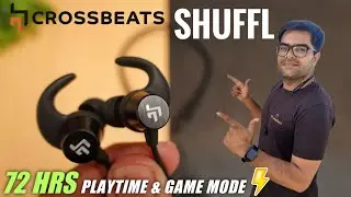 Best Neckband Under 1500 ?? Crossbeats SHUFFL Neckband with Gaming Mode & 72 Hrs Battery Life ⚡⚡