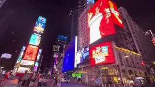 Time square New York at late night #newyork  #travel