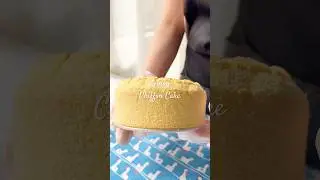 Lemon Chiffon Cake #lemonchiffoncake #lemoncake #lemon #softcake #fluffycake