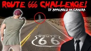 I CAUGHT A GHOST ON CAMERA AND THIS IS WHAT HAPPENED! THE ROUTE 66 CHALLENGE | MOE SARGI