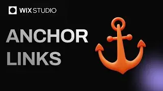 Wix Studio |  Adding Anchor Links for Better Navigation