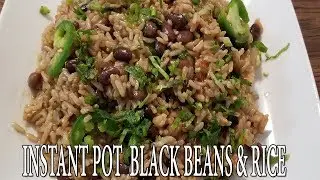 INSTANT POT BLACK BEANS & RICE | VEGAN | Pressure Luck 101