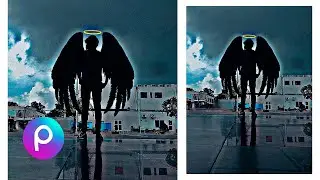 Shadow Of DEVIL WINGS || Dark Aesthetic Photo Editing || Bad Angel