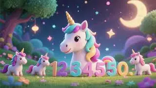 Counting 1 to 50 Magical Unicorns ✨ | Learn Numbers | Kids Counting Song