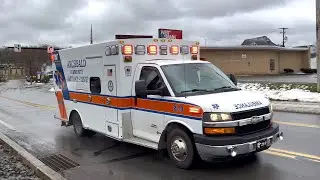 Archbald Community Ambulance & Rescue Squad Ambulance 21-9 Responding. 