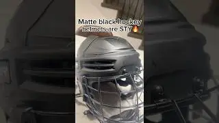 Matte black helmets are STY🔥￼#Bauer #Hockey #HockeyHelmet #Hockey #Bauerhelmet￼