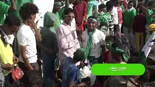 قبل مواجهة المباراة بين المكلا وسمعون شاهد روح جمهور الفريقين وحماسهم من المدرجات