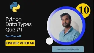 Python Data Types | Quiz #1 | Python Tutorial | MCQ | #10