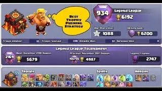 Coc | BEST TH10 TROPHY PUSHING STRATEGY 2018 TH10 VS TH11 | TESTED ARMY | MOSTLY 2 STAR ON TH11  MAX