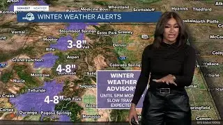 Mountain snow continues while Denver stays calm and cool